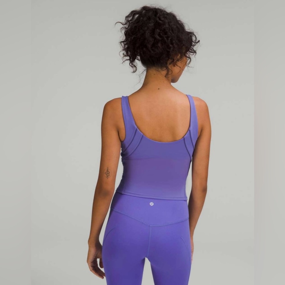 Lululemon Nulu and Mesh-Back Shelf-Bra Yoga Tank Top size 4 - Picture 7 of 7